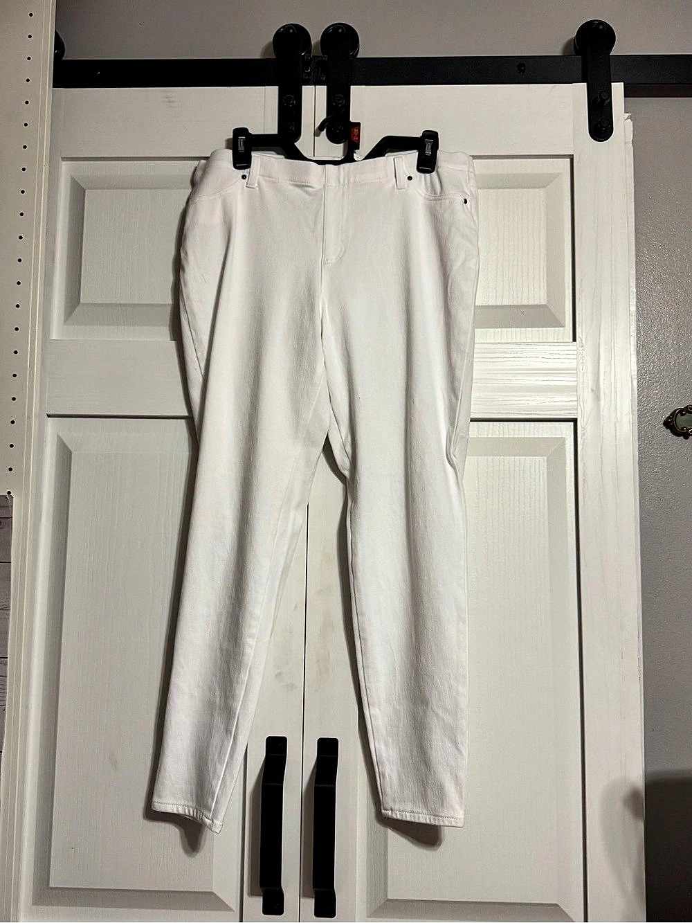 Time and Tru Pull-On Jeggings White Size XLXG (16-18)